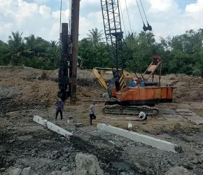 Thi công xây dựng trung tâm y tế tỉnh Tiền Giang