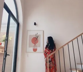 Mẫu nhà cấp 4 có gác lửng, đầy đủ tiện nghi