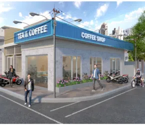 Thi công quán cà phê Tea and Coffee