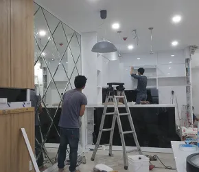 Quy trình xây dựng nhà: Sản xuất, lắp đặt nội thất