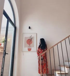 Mẫu nhà cấp 4 có gác lửng, đầy đủ tiện nghi