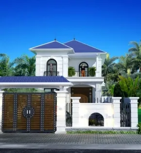 Mẫu nhà biệt thự 2 tầng mini siêu đẹp