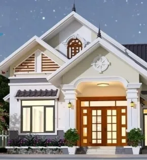 Mẫu nhà cấp 4 mái thái phong cách hiện đại mới nhất