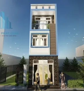 Mẫu thiết kế nhà ống 3 tầng 50m2 một mặt tiền chi phí 1 tỷ đồng