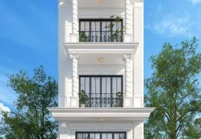 Mẫu nhà phố 3,5 tầng hot nhất 2022