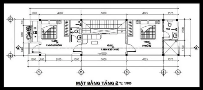 Thiết kế nhà 2 tầng 50m2 - 12