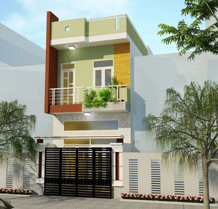 7 Mẫu thiết kế nhà 2 tầng 50m2 đẹp tiện nghi tiết kiệm chi phí Xây dựng trọn gói Shome #42 7 Mẫu thiết kế nhà 2 tầng 50m2 đẹp tiện nghi tiết kiệm chi phí Xây dựng trọn gói Shome