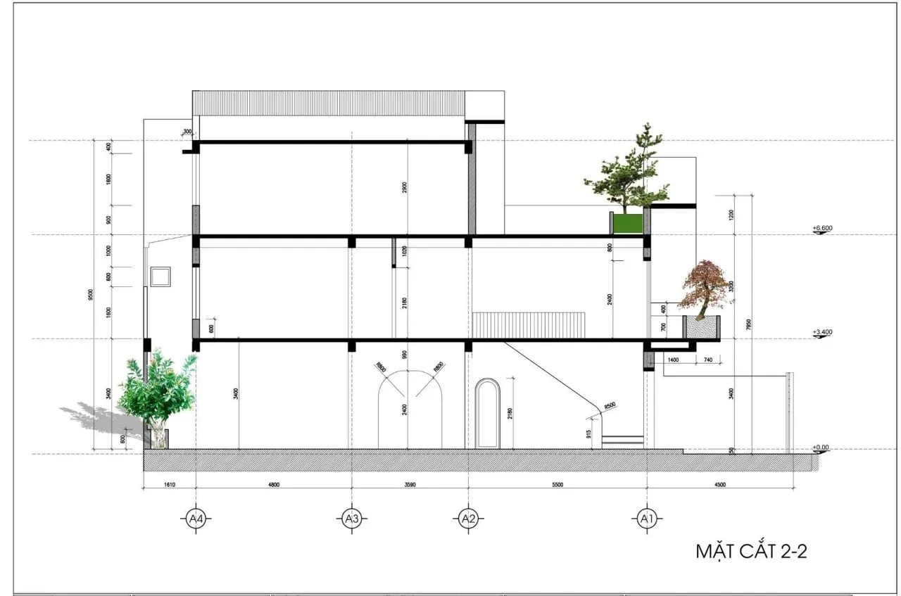 Dự án xây nhà trọn gói diện tích 5x20 tại Gò Vấp